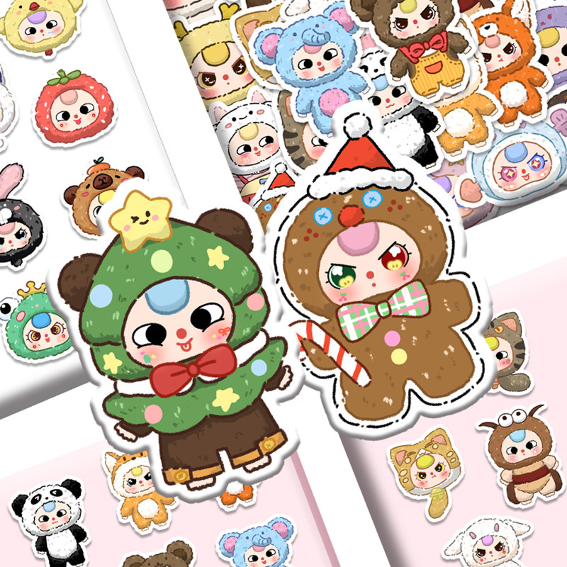 

Cute Stiker Kartun Baby 60pcs