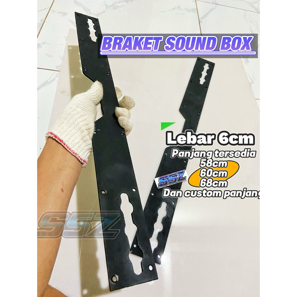 Braket sound box/breket T24N ready lebar 6cm & 8cm,braket line aray 10inch/12inch