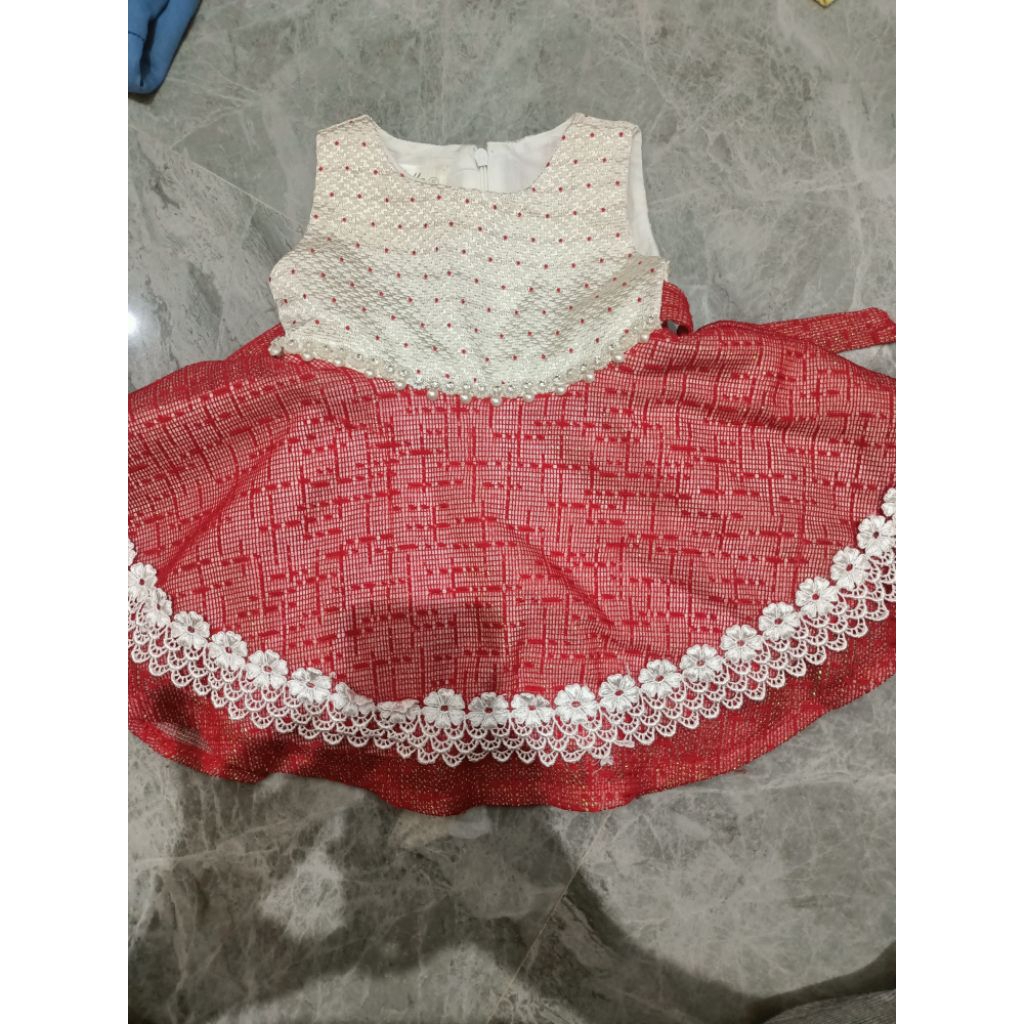 preloved gaun dress pesta anak ultah natal pl anak