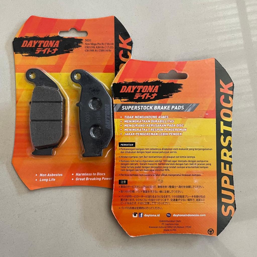 KAMPAS REM BELAKANG (RR) DAYTONA SUPERSTOCK KODE KSP UNTUK MOTOR MEGA PRO NEW, CRF 150 L, K84 CB/CBR