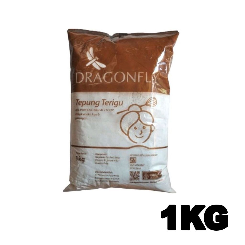 

Tepung terigu dragonfly 1 kg/tepung terigu murah/ tepung terigu putih