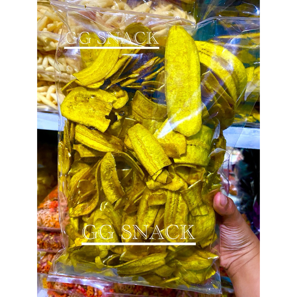 

1KG KERUPUK PISANG GORENG / KERIPIK PISANG MANIS ORIGINAL CEMILAN SNACK