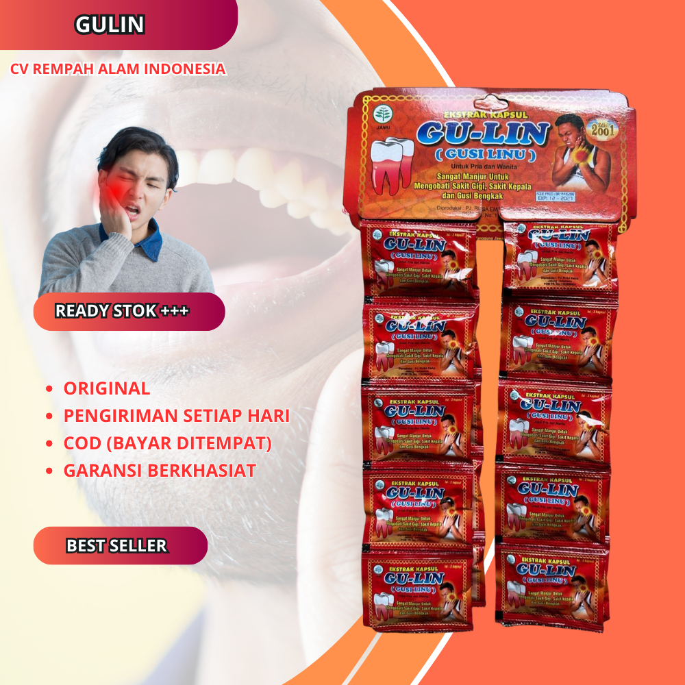 

Gulin Gusi Linu Bengkak Original 20 Sachet