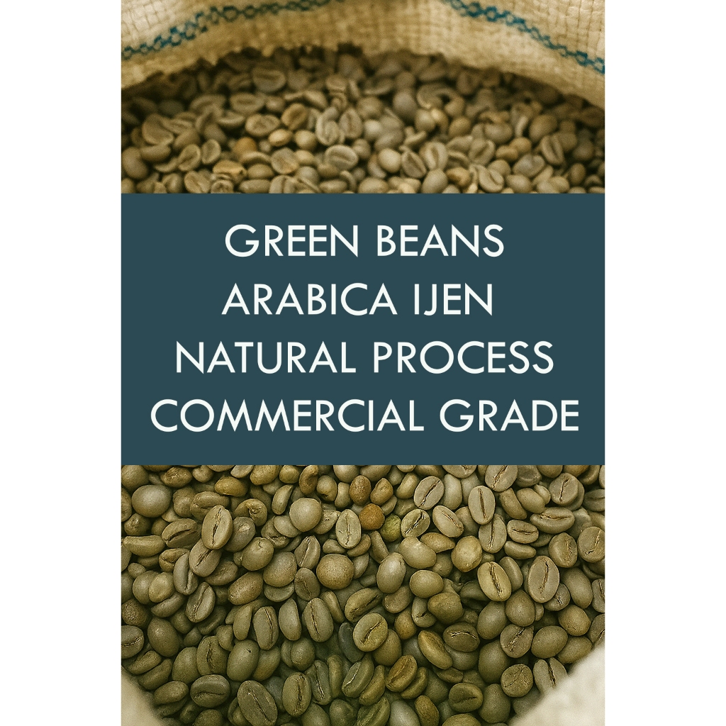 

Ochtend Koffie Green Beans Arabica Ijen Natural Commercial Grade 1kg