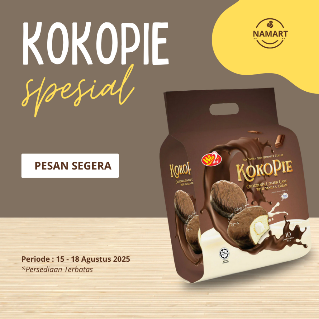 

Win2 KokoPie Chocolate Coated Cake with Vanilla Cream