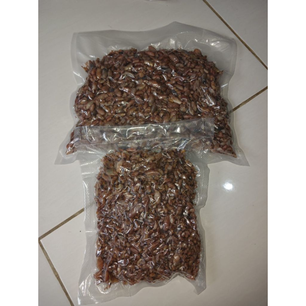 

cumi baby ukuran 0,5-3 cm| cumi asin | ikan asin | frozen seafood berat 500g