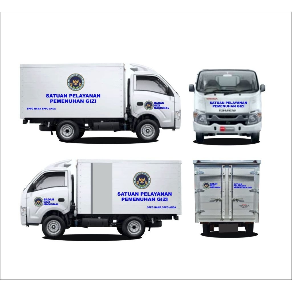 Stiker Cutting Sppg Mobil Traga