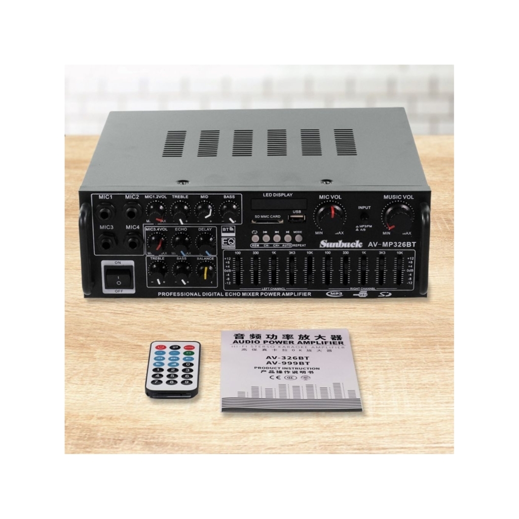 Sunbuck audio Amplifier EQ Bluototh karoke FM
