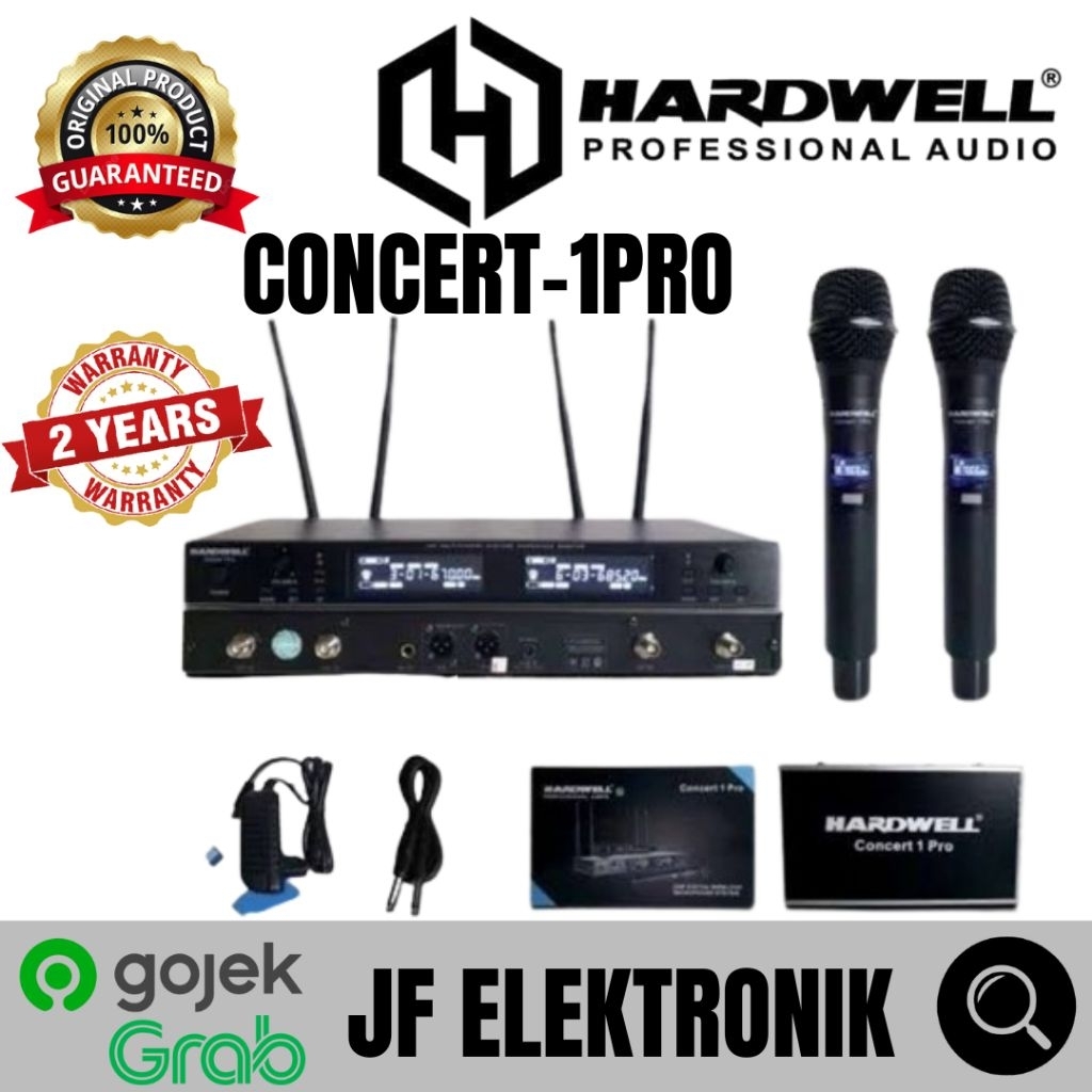 MIC WIRELESS HARDWELL CONCERT 1 PRO / CONCERT-1PRO 2 MIC HANDHELD INCLUDE KOPER