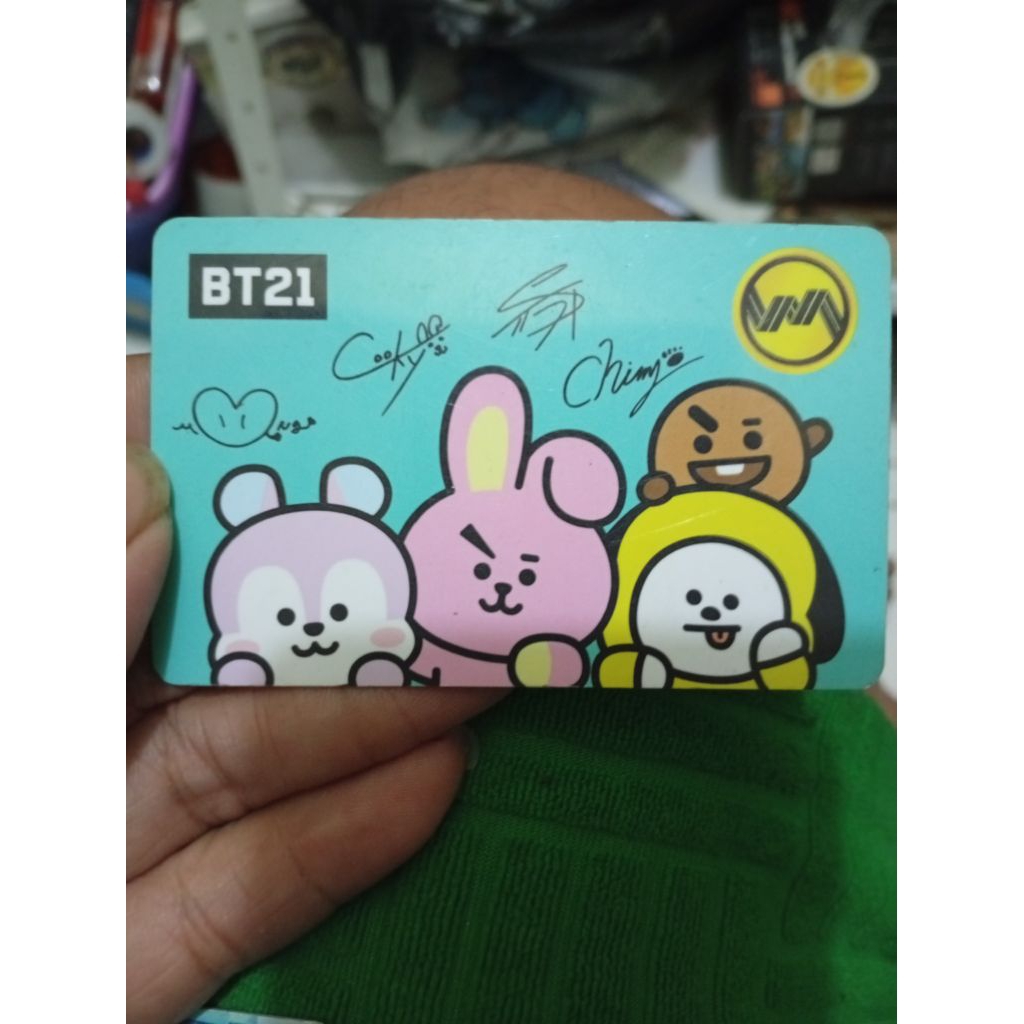 KARTU Kereta KMT edisi khusus BT21 Limited edition