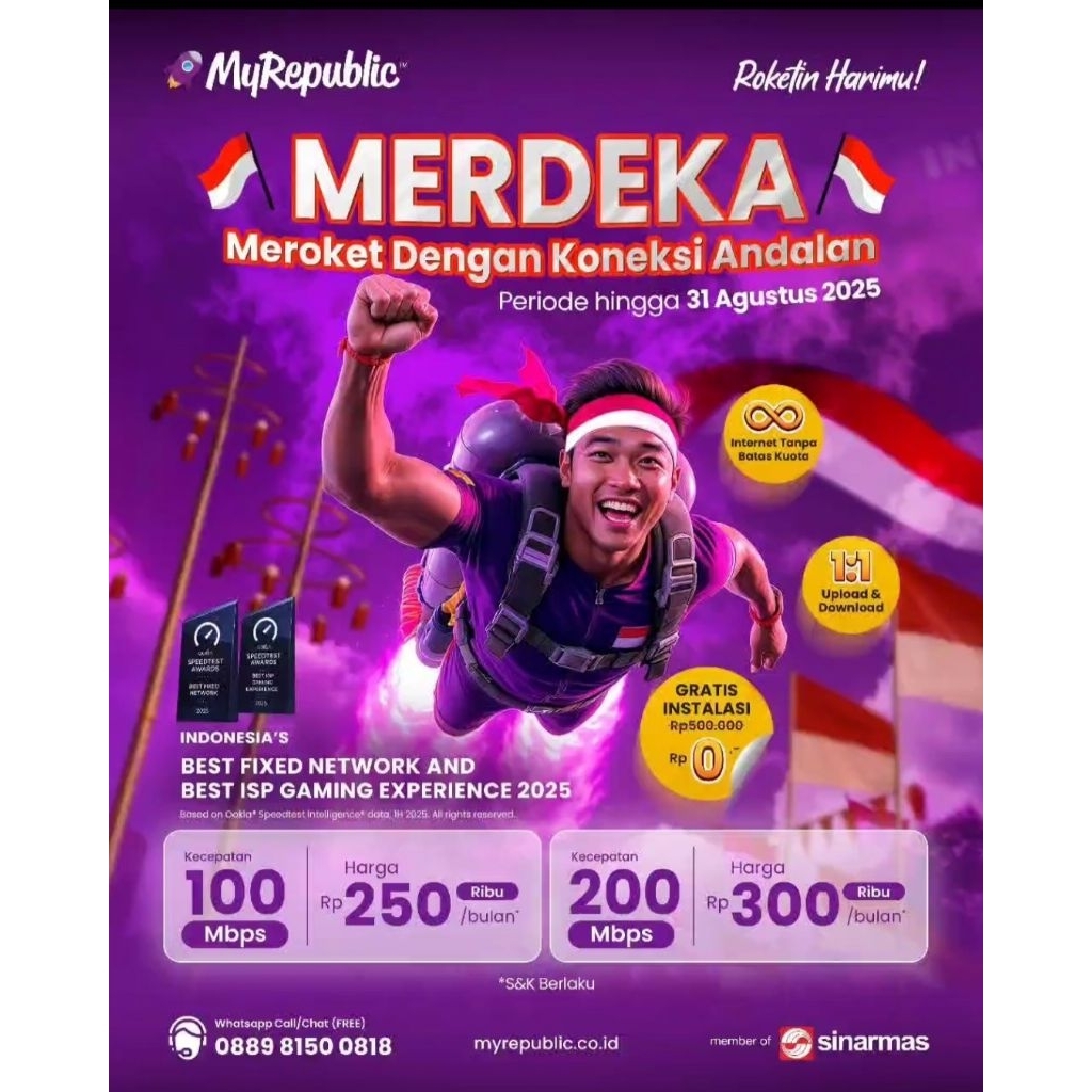 Wifi Internet MyRepublic Internet Terbaik