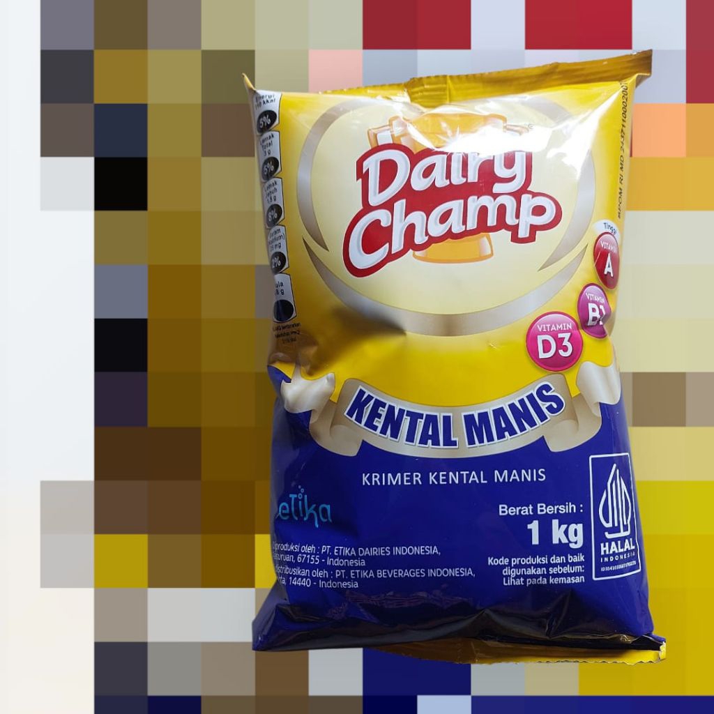 

susu krimer kental manis dairy champ 1kg