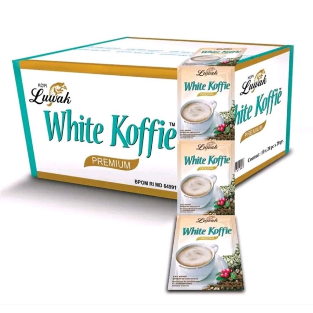 

4 Renteng Luwak White Koffe. [40 sachet]