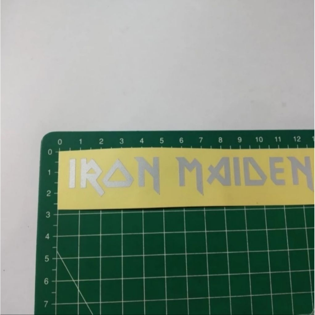 

stiker cutting iron maiden