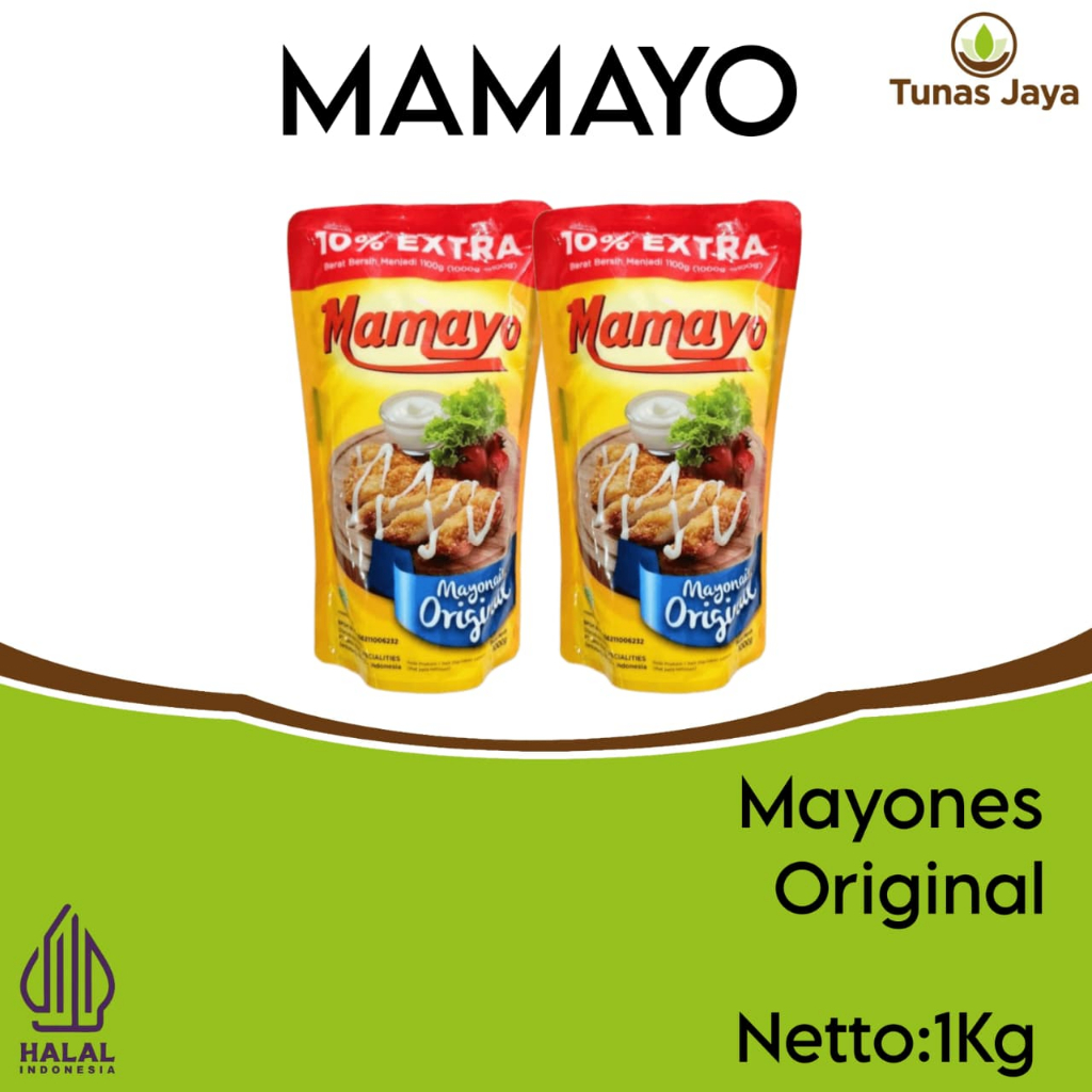 

Mamayo Mayonaise Original 1KG Bonus 10% - Mayones Mamayo 1KG