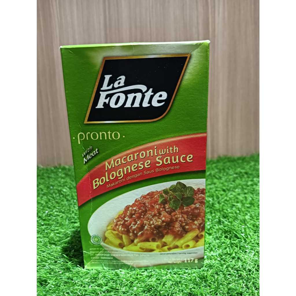 

LAFONTE MACARONI SAUS BOLOGNESE 117GR