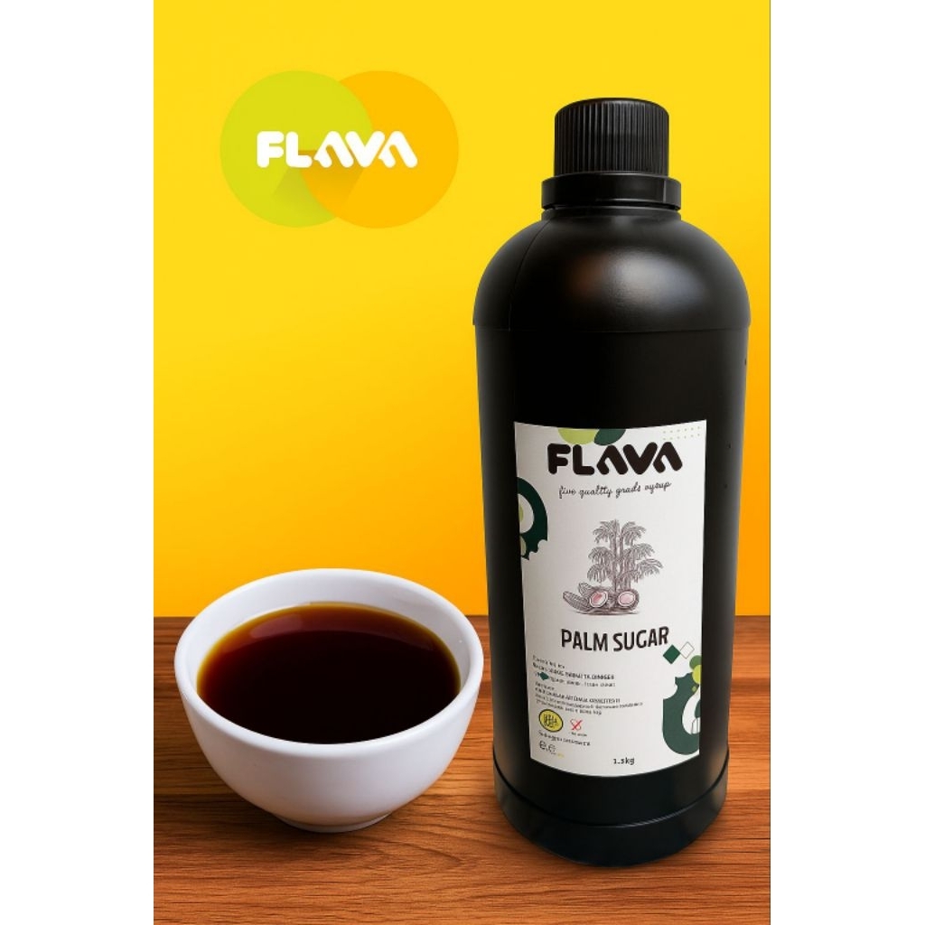 

Flava Palm Sugar Syrup / GULA AREN CAIR 1 Kg (Berat Bersih)