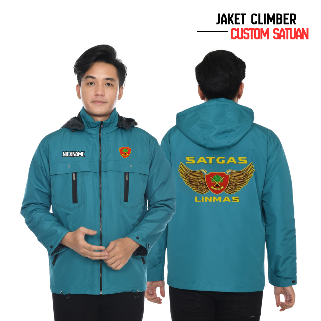 Jaket Pria SATGAS Custom Jaket Tim Organisasi Custom Desain Sendiri Satuan Scotlight