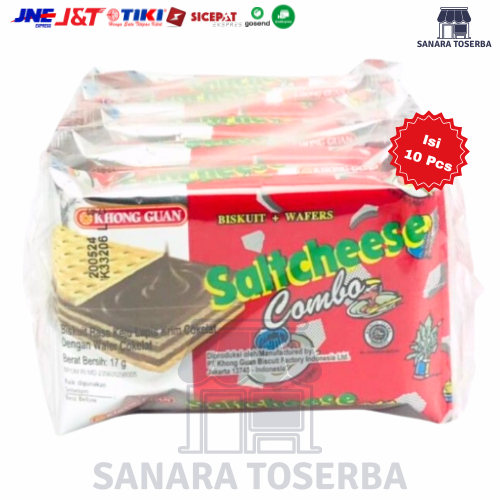 

Khong Guan Saltchesse Combo Salt Chesse 1 Renceng Isi 10 Pcs x 17 Gram