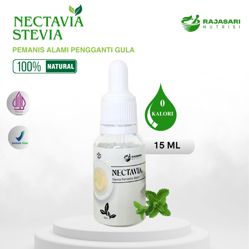

Nectavia Stevia Tetes Pemanis Alami 15 ML - 0 Kalori - Pengganti Gula