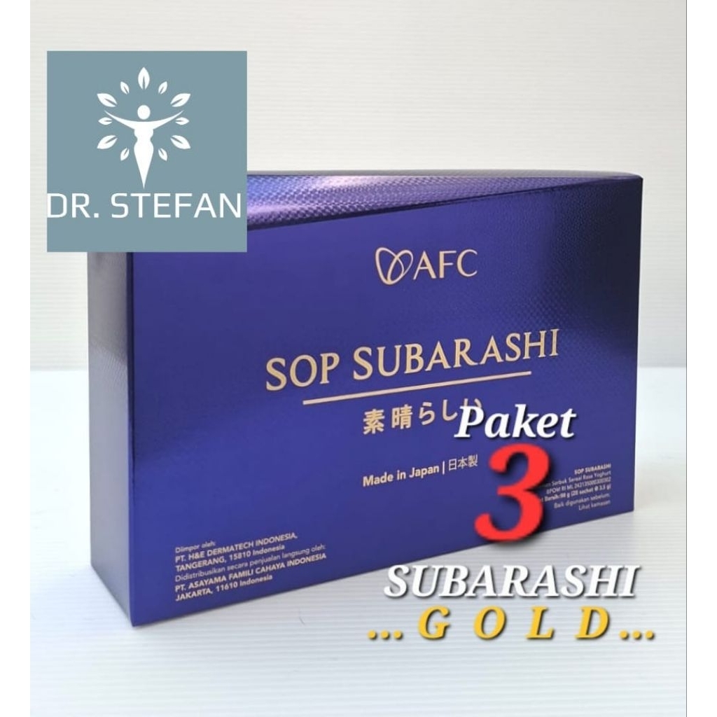 

SUBARASHI GOLD 3 BOX