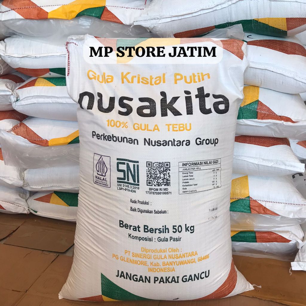 GULA PASIR 1 SAK/ KARUNG ISI 50 KG - MP STORE 138
