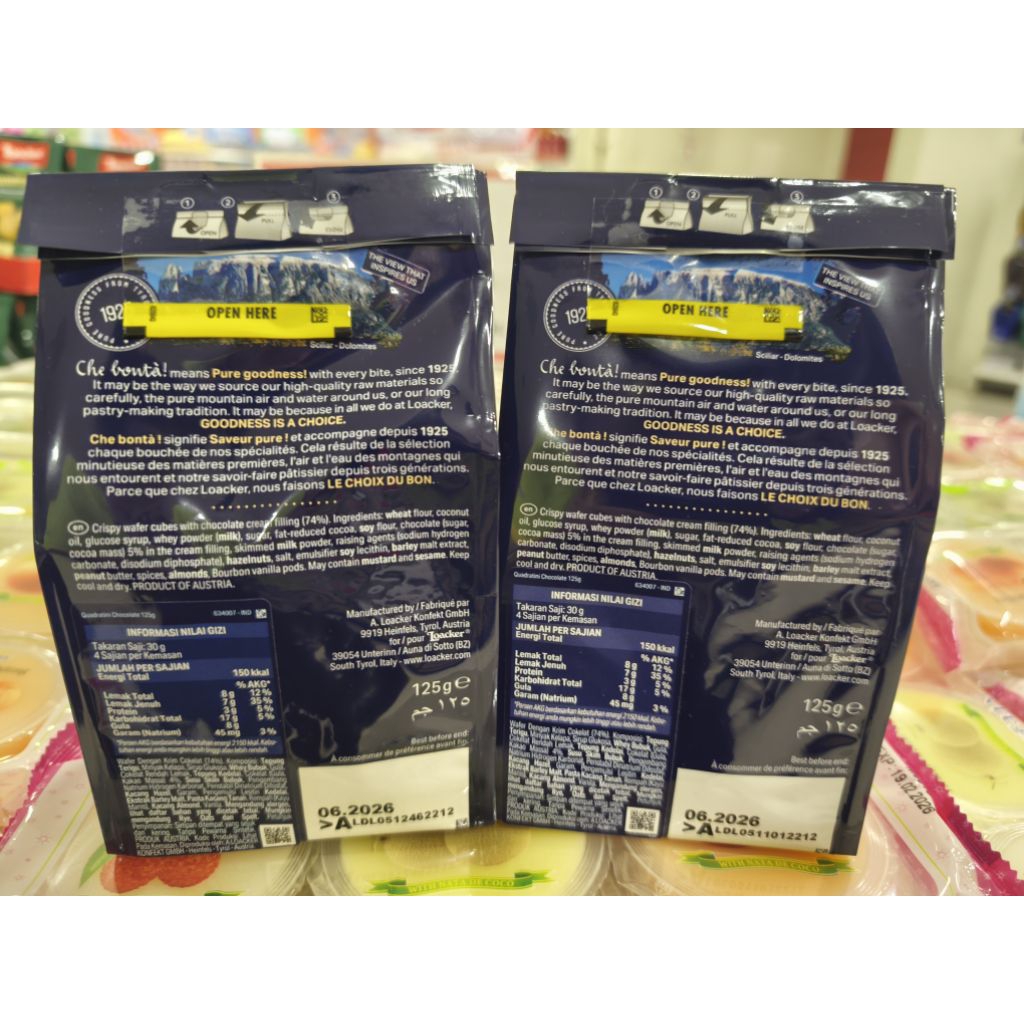 

BELI 2 LOACKER QUADRATINI CHOCHOLATE HARGA PROMO EXP 06.2026