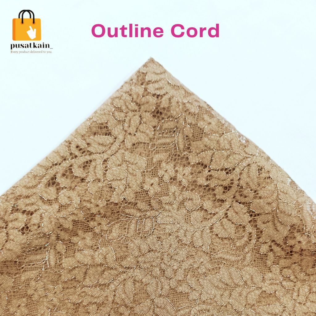 Lacecord / Brukat / Lace Brukat / Kebaya / Kain Kebaya / Kebaya Murah / Brokat / Kain Murah