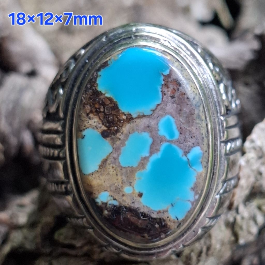 Natural Pirus Persia Biru Ceplok Kuro