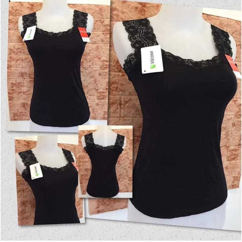 tengtop renda wanita | singlet wanita renda | kaos dalam wanita | tengtop tali renda dewasa L XL XXL