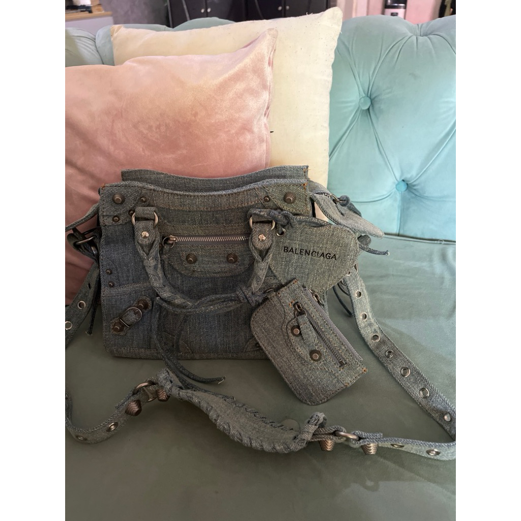preloved balenciaga neo cagole denim