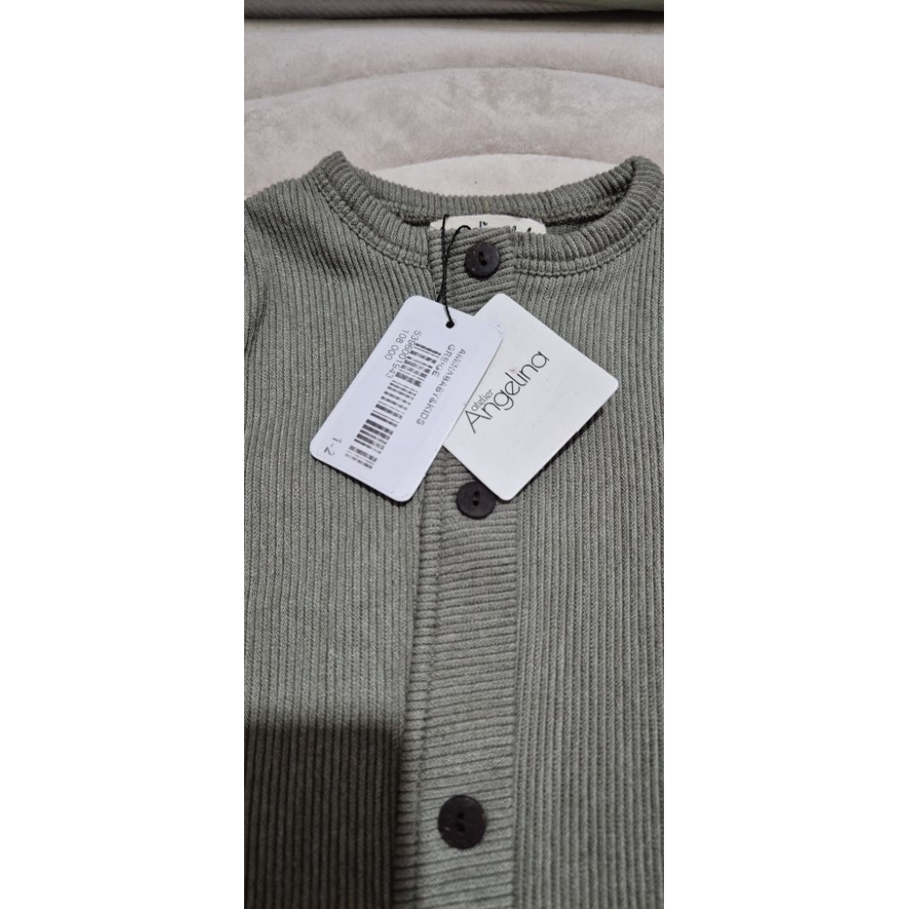 Atelier Angelina Gamis Anak Size 1-2 Hijau