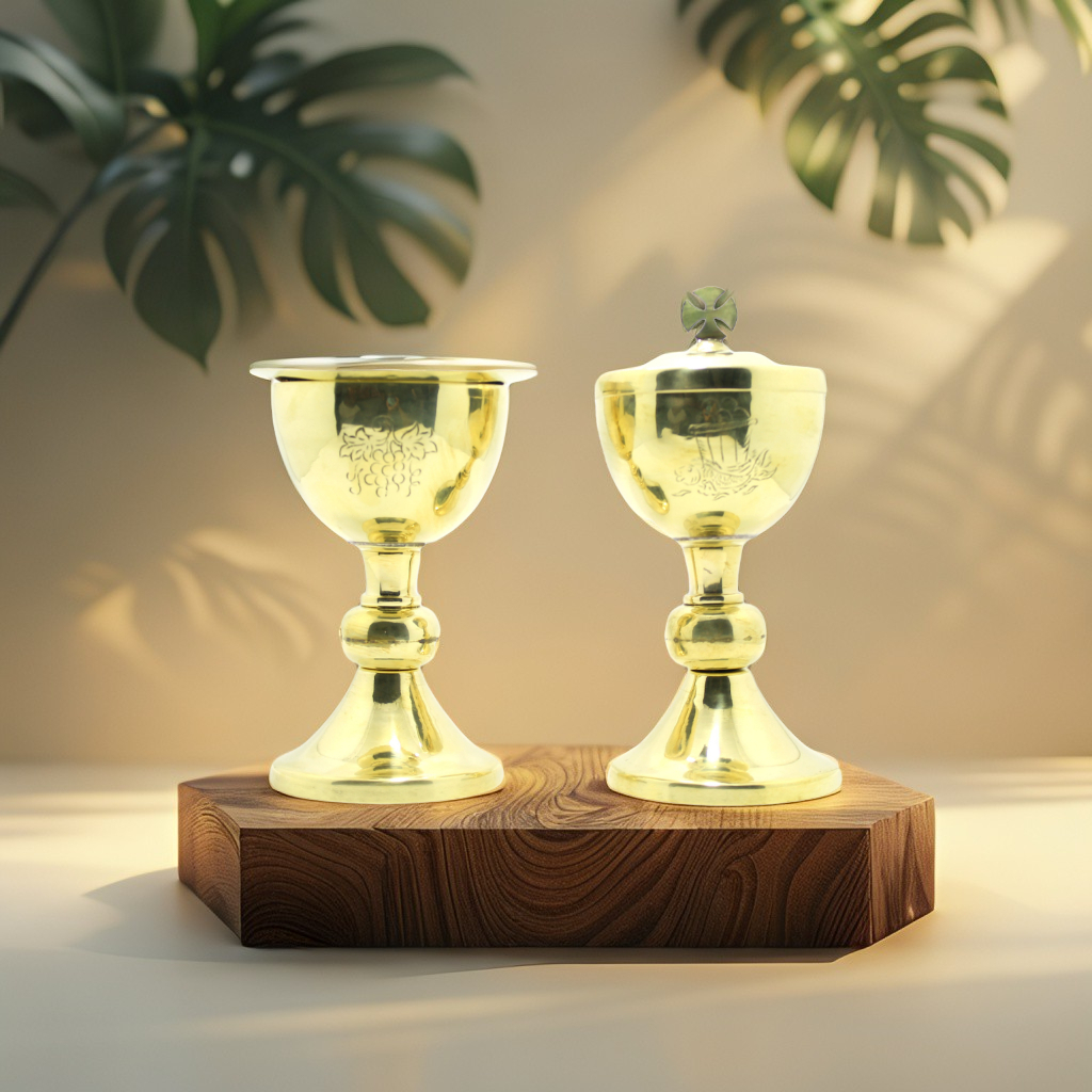 PROMO PIALA PERJAMUAN KATOLIK / PIALA KUNINGAN / PERALATAN MISA KATOLIK DISKON MURAH