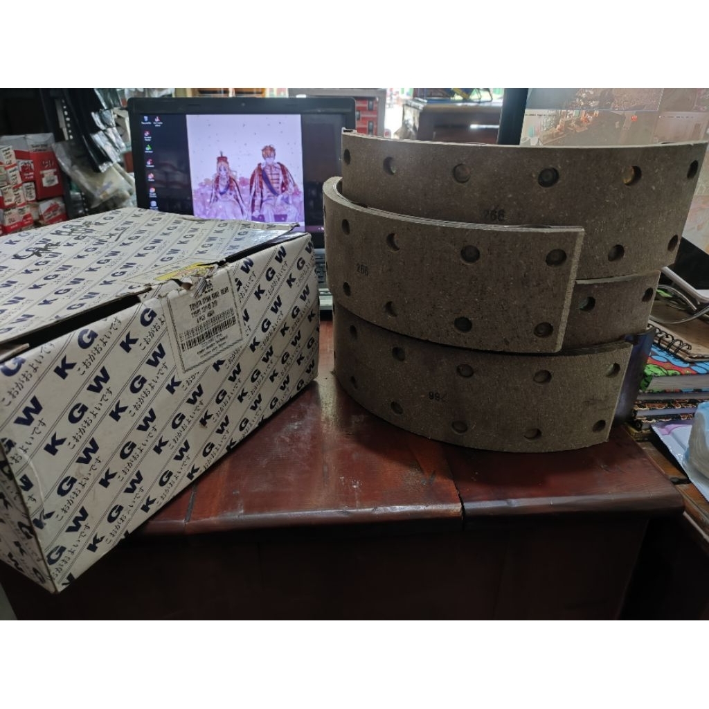 KAMPAS REM BELAKANG + KALENG DYNA RINO 115PS KGW