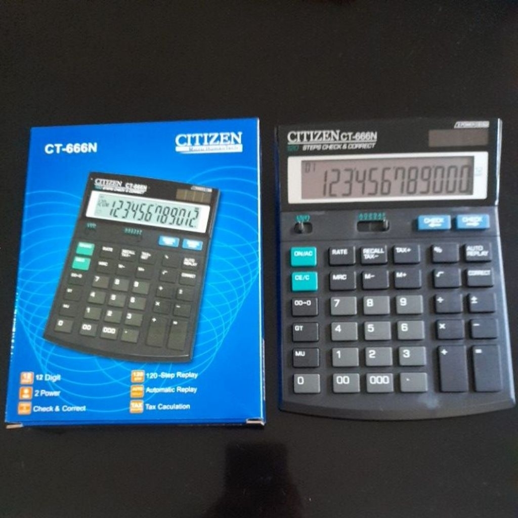 

kalkulator Citizen CT 666N