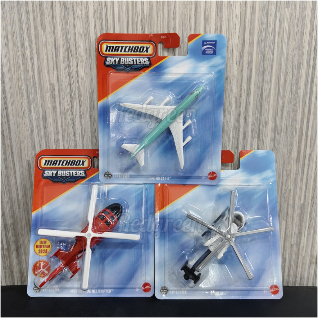 mainan anak diecast matchbox sky buster matchbox sky busters diecast transportasi luar angkasa match