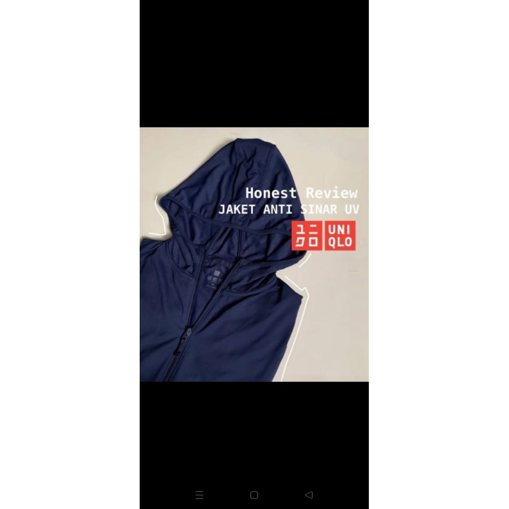 JAKET UNIQLO ANTI UV UPF50