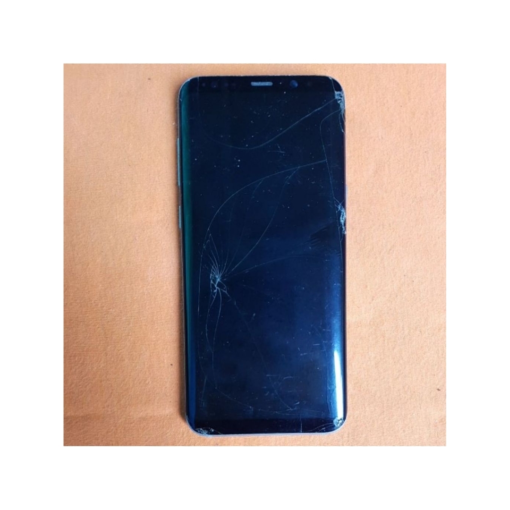 FRAME TATAKAN LCD TULANG TENGAH SAMSUNG GALAXY S8 PLUS DI KIRIM BERIKUT BEKAS LCD NYA LCD TIDAK MENJ