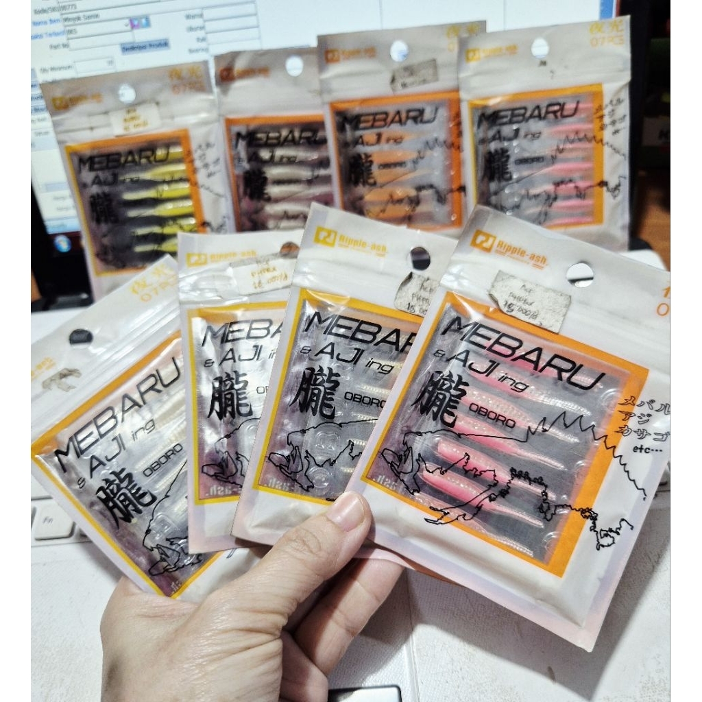 SOFT LURE AJING / SOFT LURE ULTRA LIGHT / SOFT LUR MEBARU AJI ING / OBORO WORM