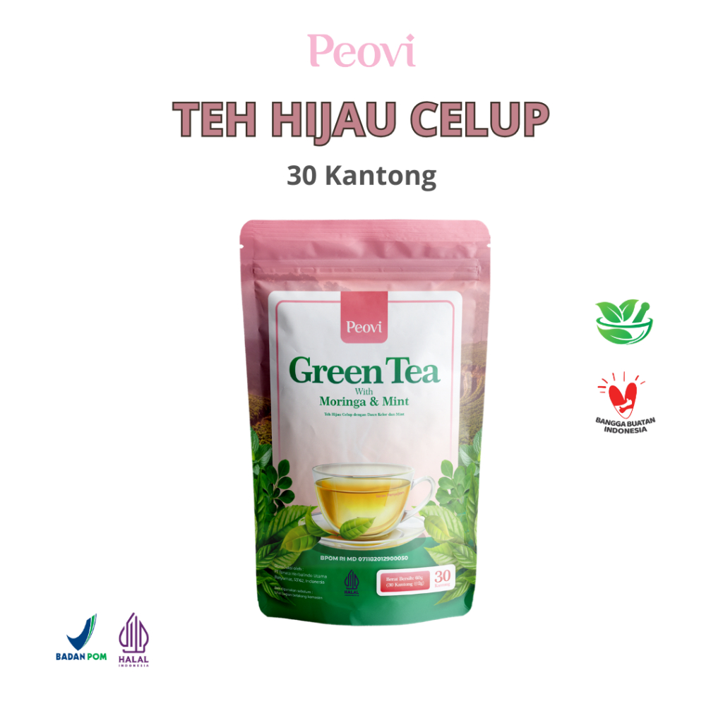 

Peovi Green Tea | Peovi Teh Hijau | Teh Hijau Alami BPOM
