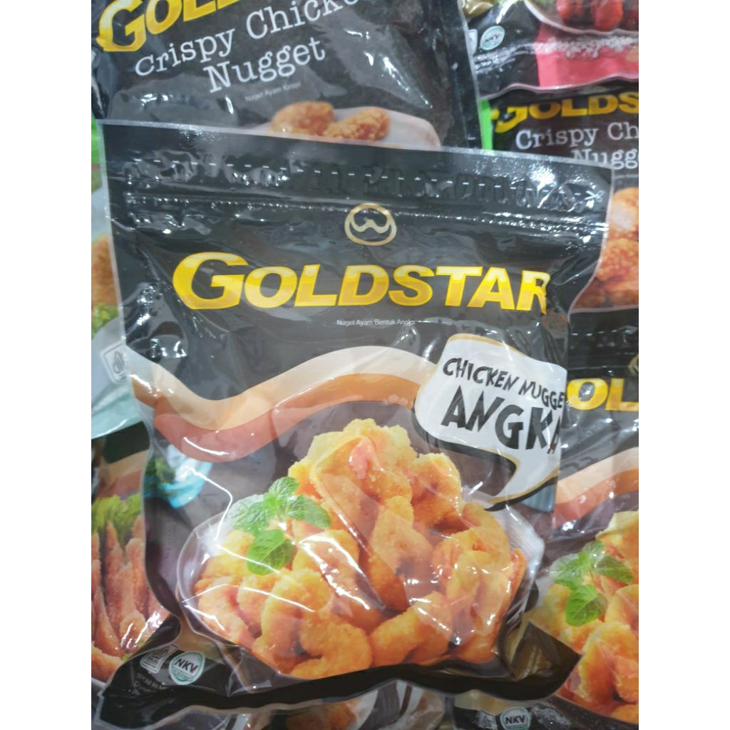 

Goldstar Chicken Nugget Angka 500gr