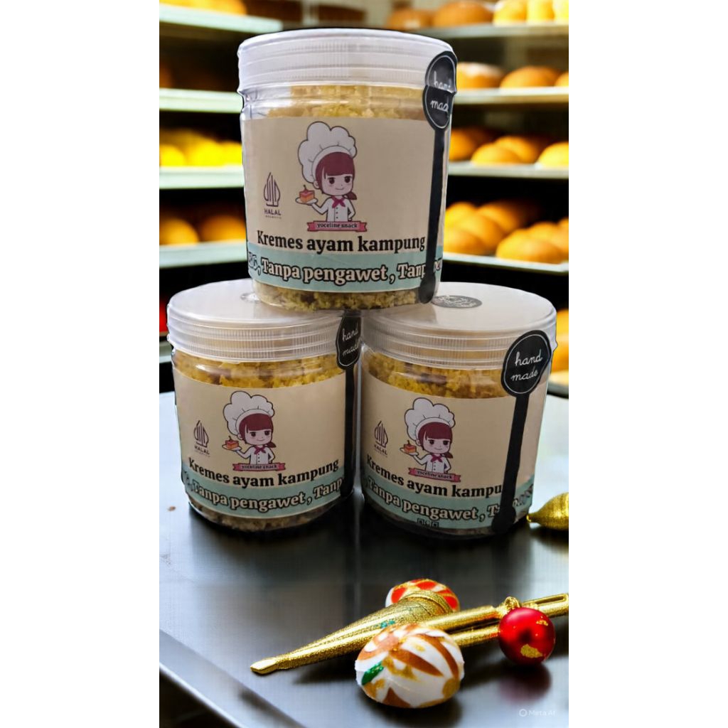 

Kremes ayam kampung home made