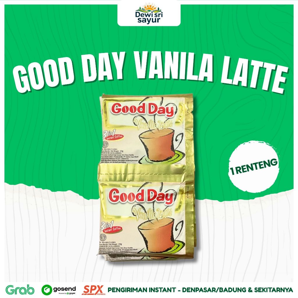 

Good Day Vanila Latte 1 renteng – Dewi Sri Sayur