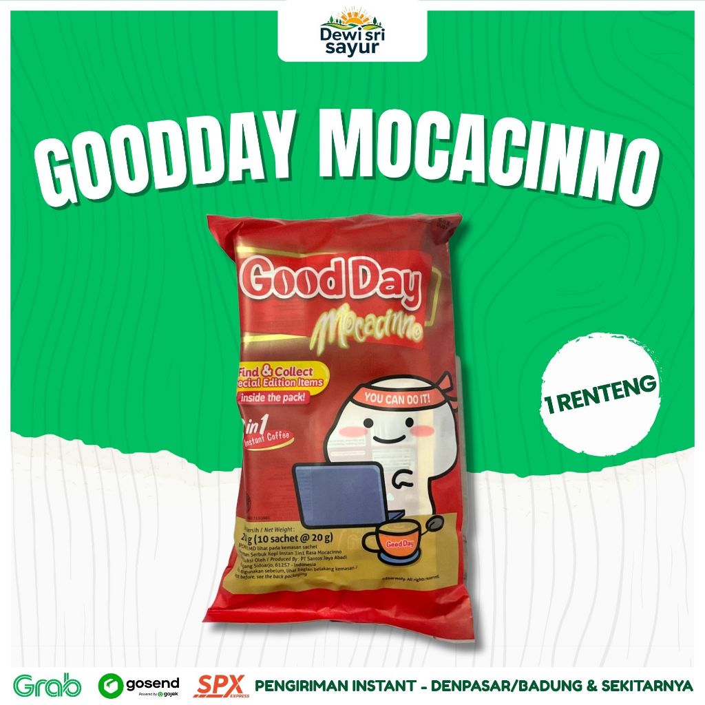 

Good Day Mocacinno 1 renteng – Dewi Sri Sayur