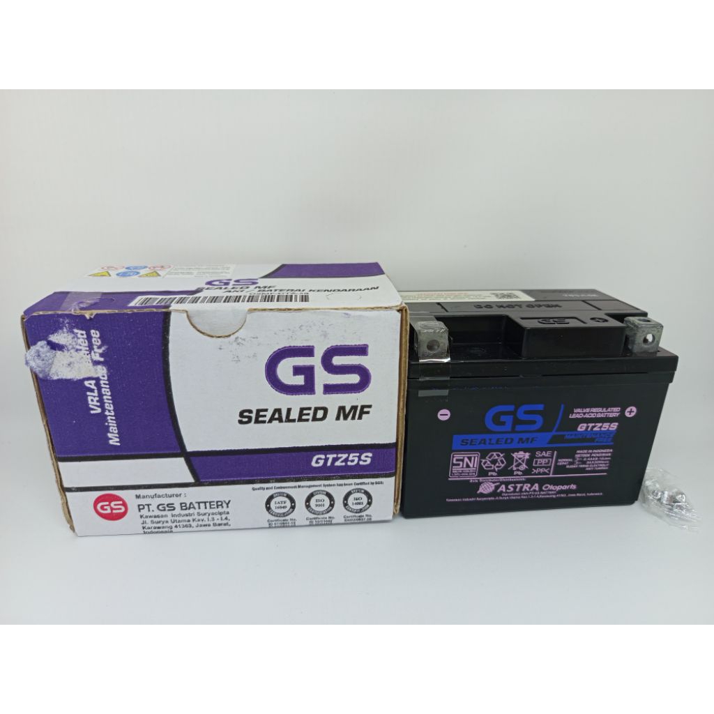 Aki Kering GTZ5S GS Astra Motor Vario110 Kharisma SupraX125 Beat Blade Revo Mio Soul AKI ASTRA MOTOR