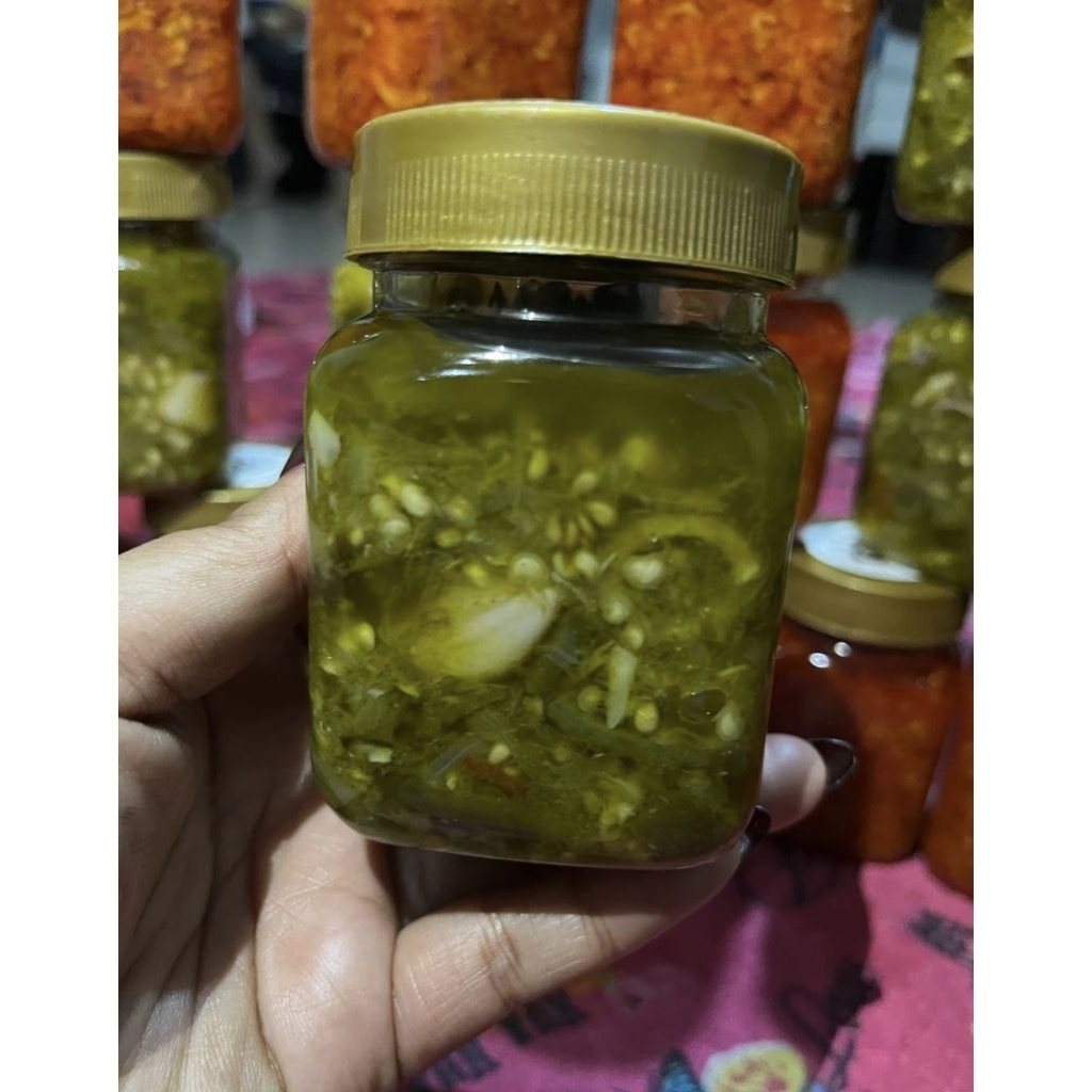 

cumi asin sambal ijo homemade