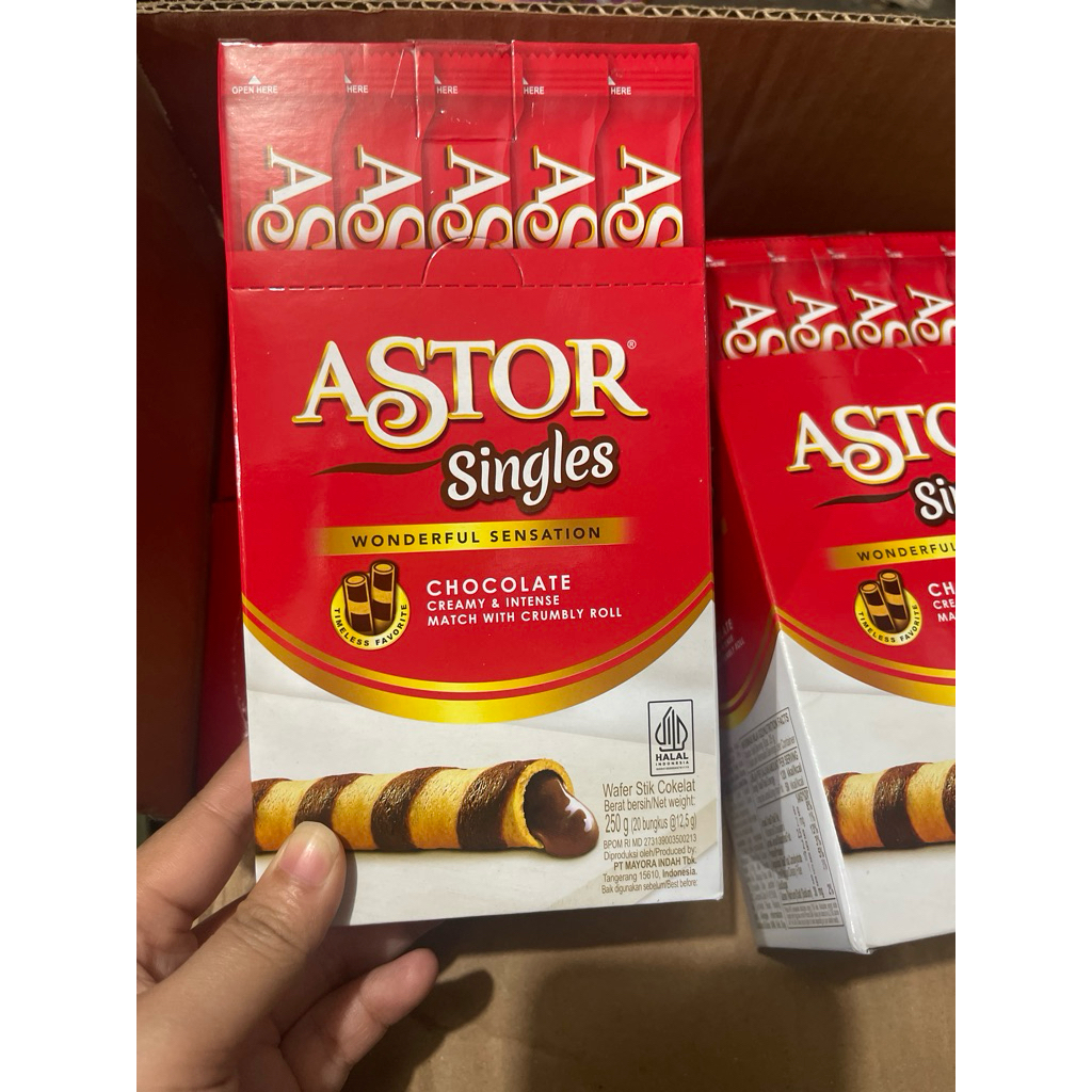 

Astor Singles Cokelat stik 20bungkus