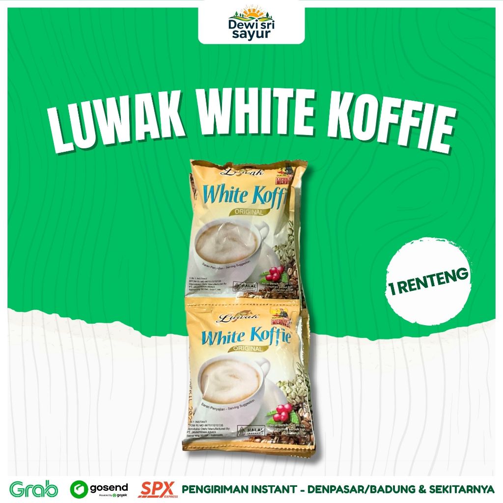 

Luwak White Koffie 1 renteng – Dewi Sri Sayur