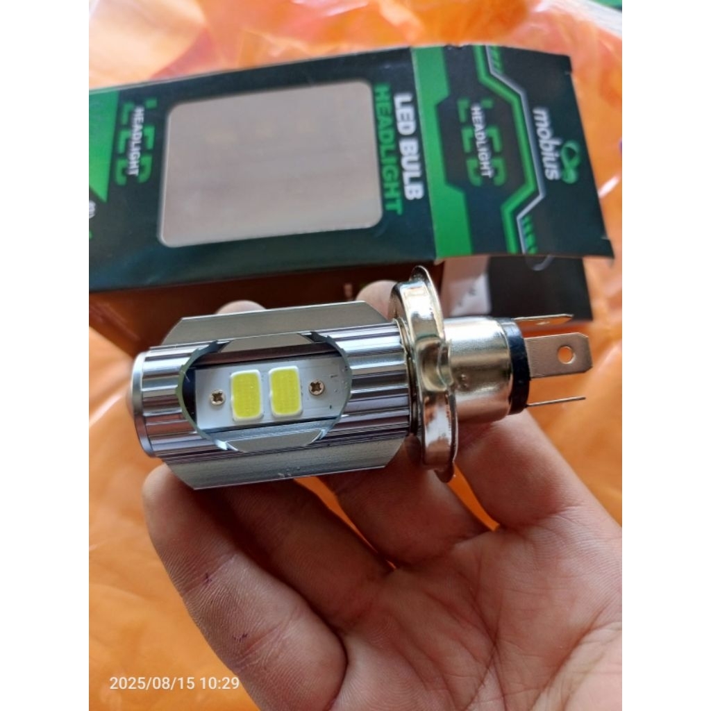 Lampu h4 projector kipas universal motor mobil