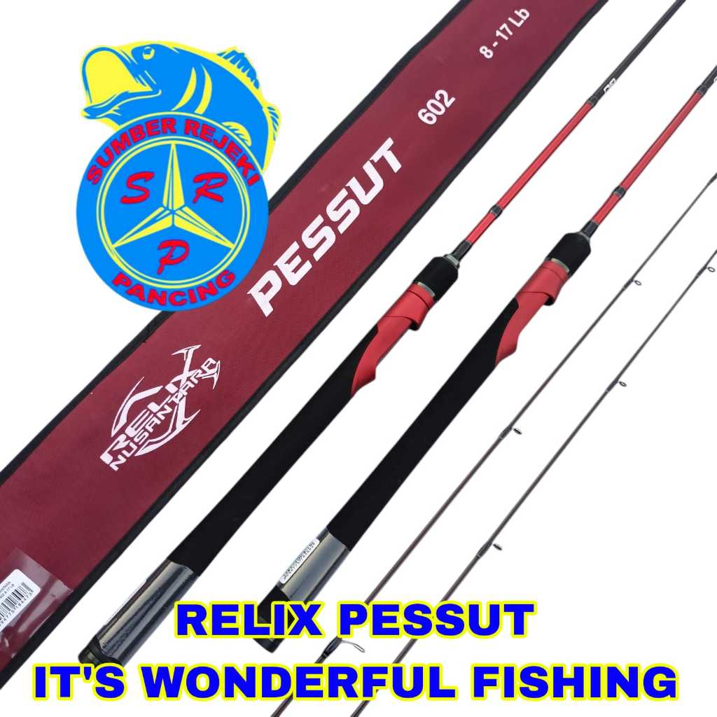 Joran Relix Nusantara Pessut Carbon Fuji 150cm 165cm 180cm